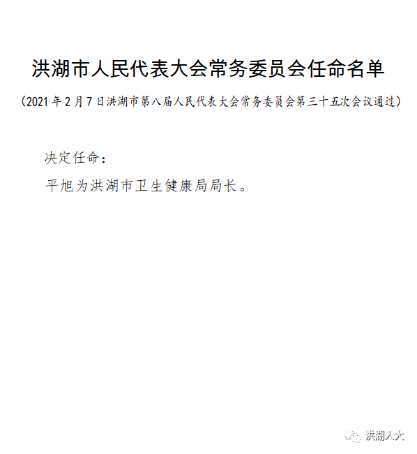 洪湖市卫生健康局人事任命揭晓，塑造未来医疗新面貌